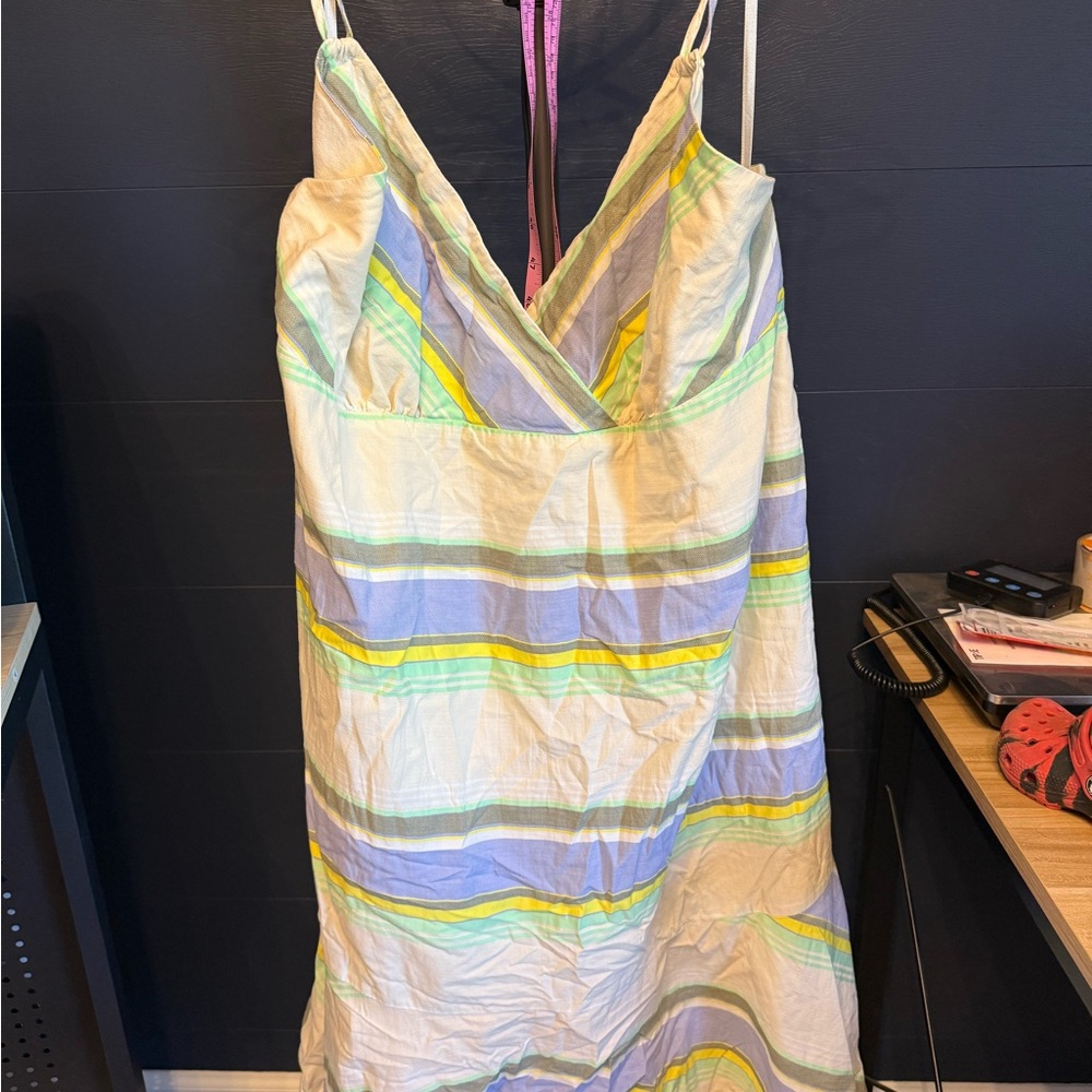 Old Navy Striped Multicolor Dress - Rebundle @joefegange